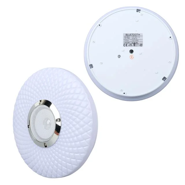 PM-27329 Beyaz 30*6 Cm 24 Watt Bluetooth Hoparlörlü Tavan Aydınlatma (AL-BL302) Tornavida Hediyeli görsel 2