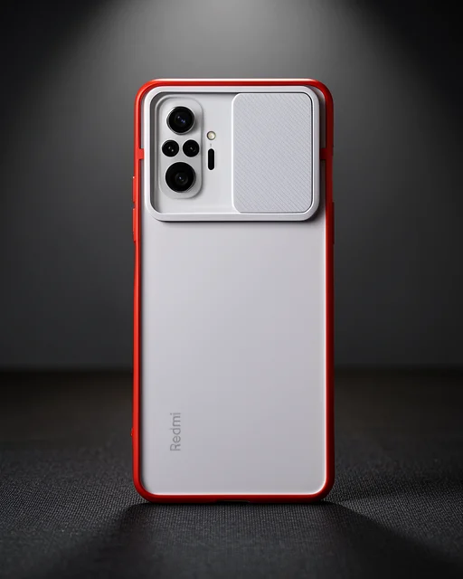Xiaomi Redmi Note 10 Pro Kılıf Palm Buzlu Kamera Sürgülü Silikon - Lila