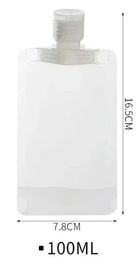 3 Adet 100ml Krem Şampuan Kabı Tekrar Kullanılabilir Set görsel 4