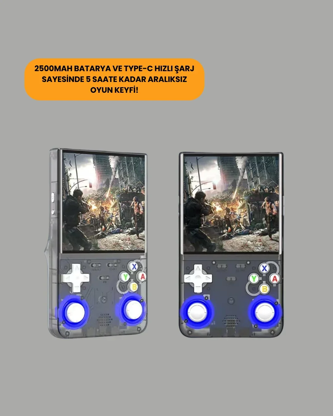 64GB Retro Oyun Konsolu 10.000 Oyunlu Taşınabilir El Konsolu görsel 4