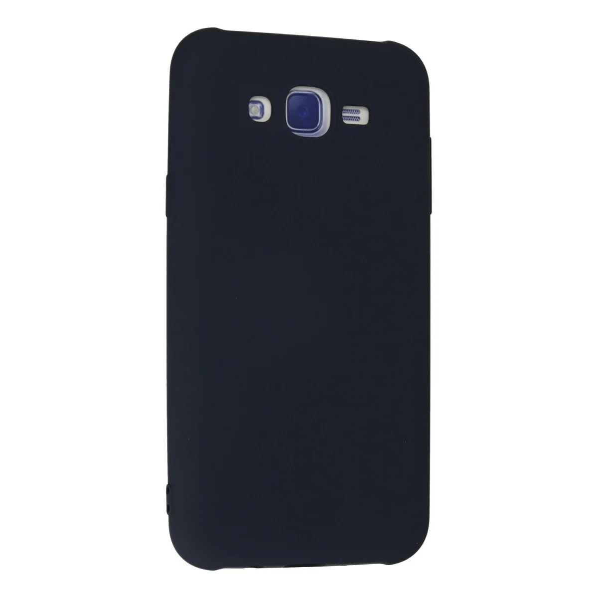 Samsung Galaxy J7 Kılıf Nano İçi Kadife Silikon - Lacivert görsel 3