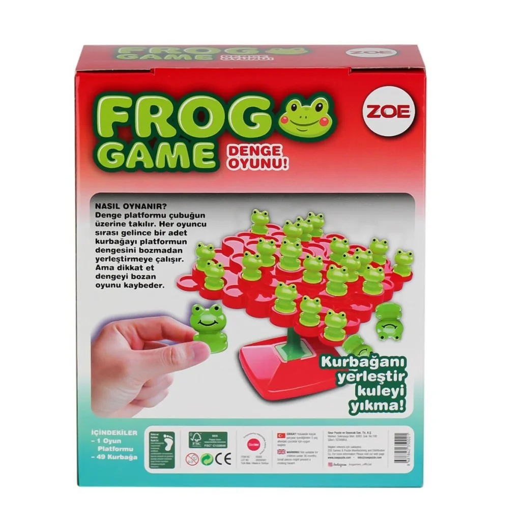 35002 Zoe Frog Denge Oyunu -KS Game görsel 2