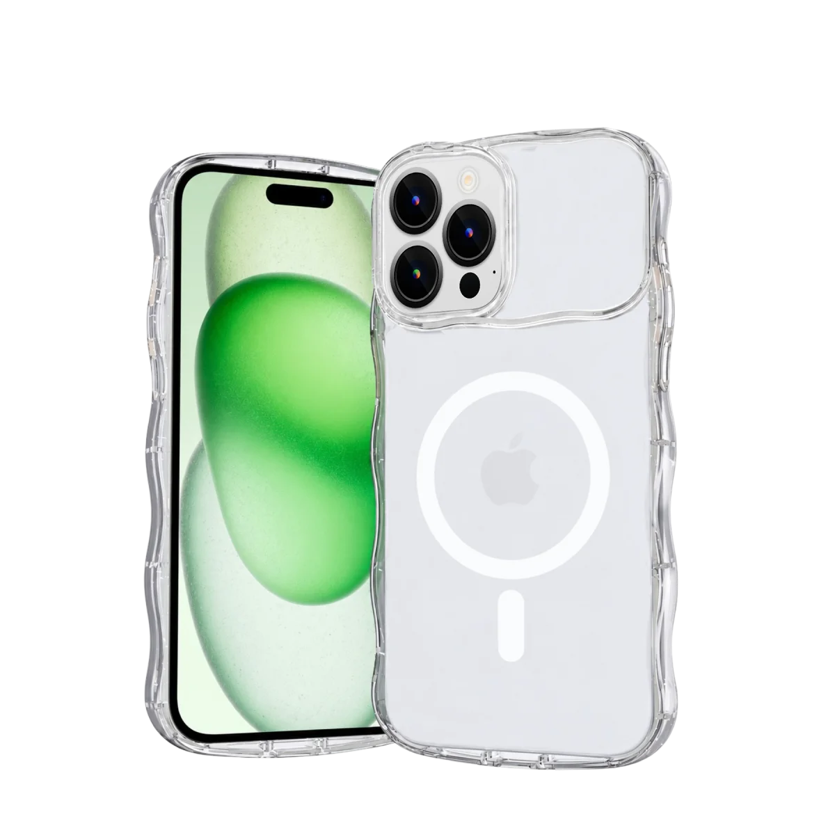 Joko Apple iPhone 15 Pro Max Vev Full Airbag Magsafe Kapak - Şeffaf