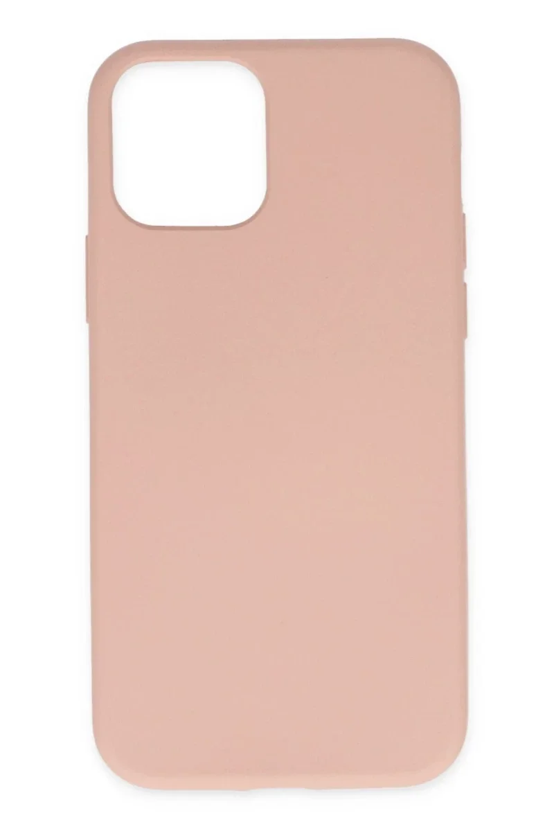 Apple iPhone 11 Pro Kılıf Nano içi Kadife Silikon - Pudra