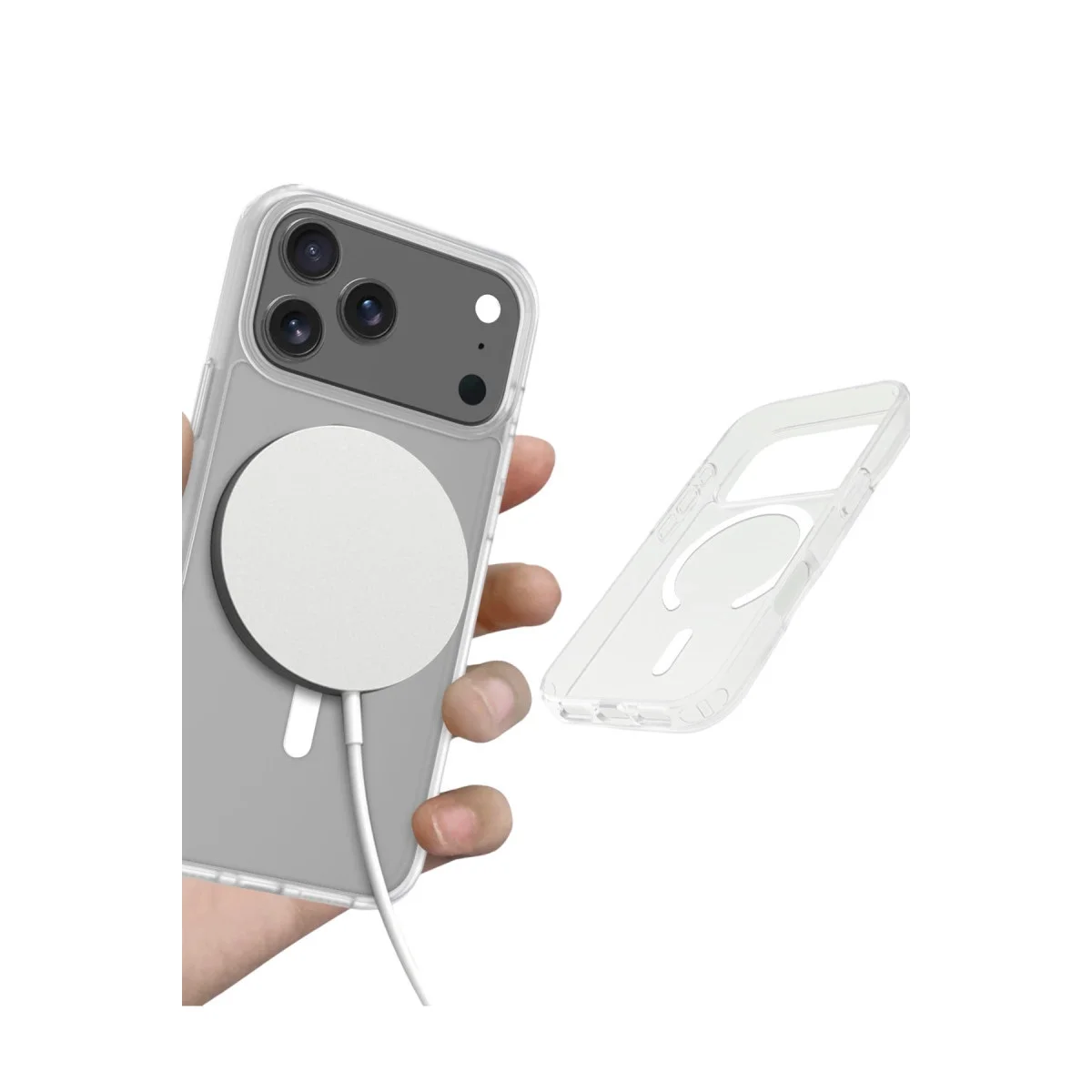 Joko Apple İphone 17 Pro Max Jota Magsafe Kapak - Şeffaf görsel 4