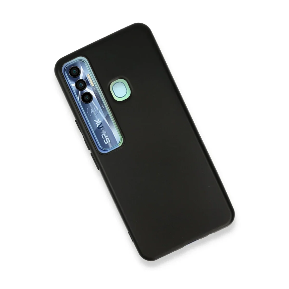 Tecno Spark 7 Pro Kılıf First Silikon - Siyah görsel 2
