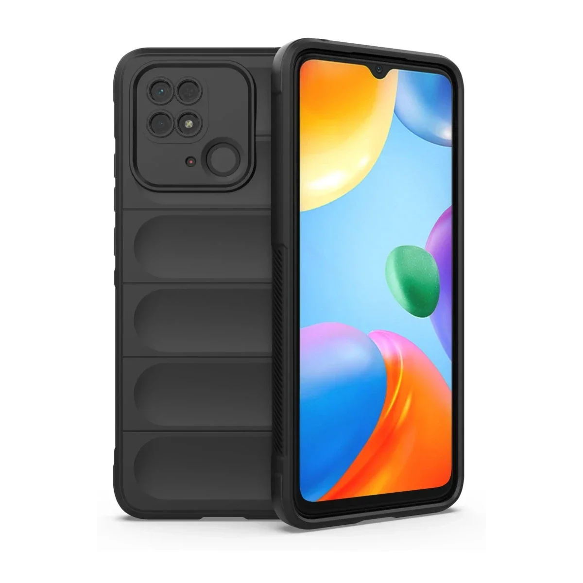 Xiaomi Redmi 10C Kılıf Optimum Silikon - Siyah