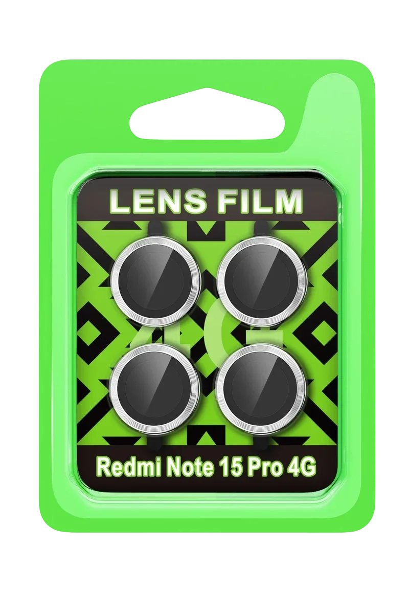 Xiao Red Note 15 Pro 4G Raze Metal Kamera Lens - Gümüş