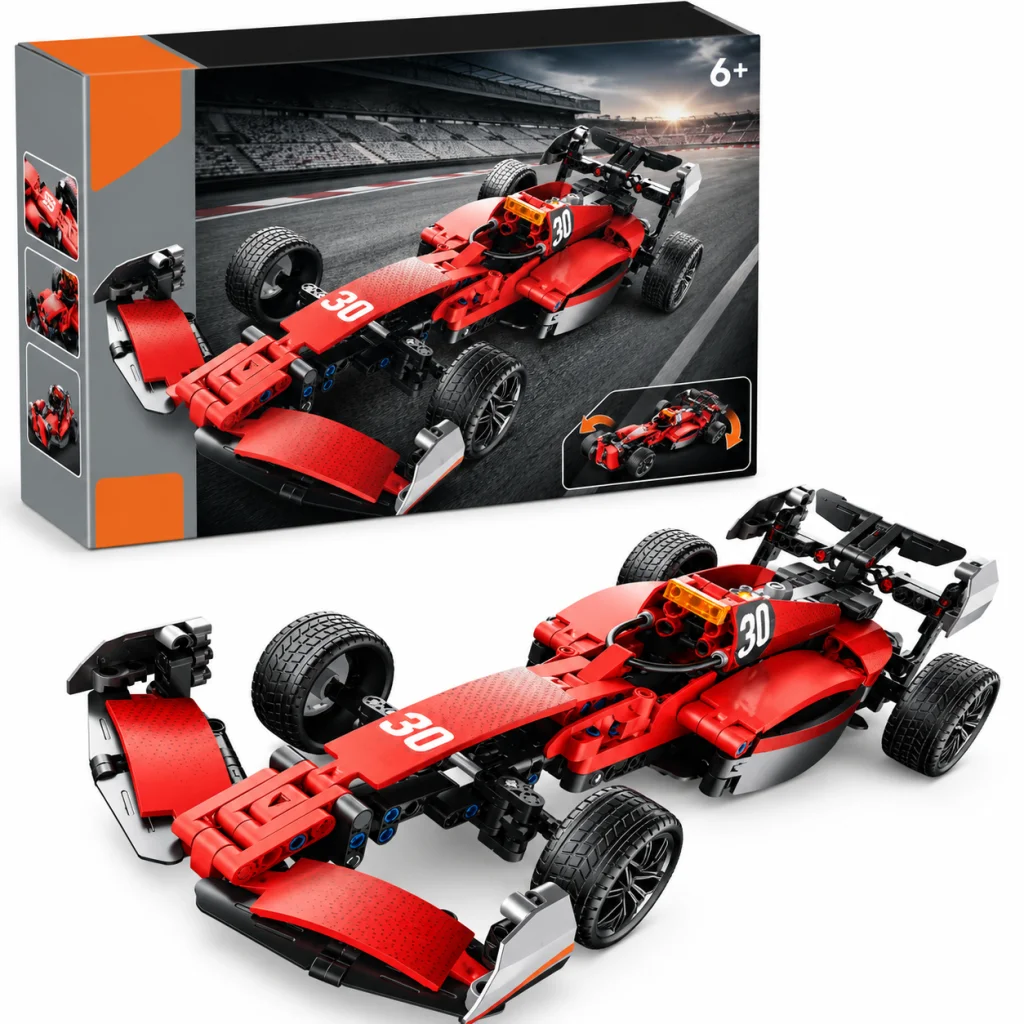 1004085 Yarış Aracı Off Road 2IN1 Krmz Pb 443PRÇ(ADET Fiyatıdır)