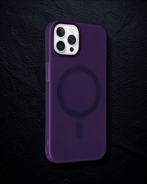 Joko Apple İphone 15 Pro Max Tuna Pc Slim Magsafe Kapak - Derin Mor