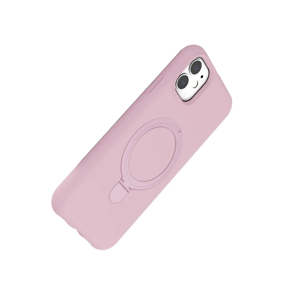 Apple iPhone 11 Regal Magsafe Standlı Kapak - Açık Pembe görsel 3