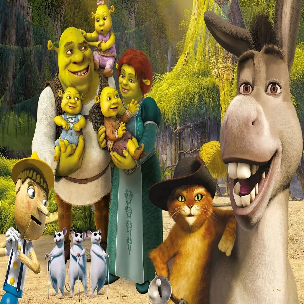 Sh 113 Shrek Puzzle 200 Prç görsel 2