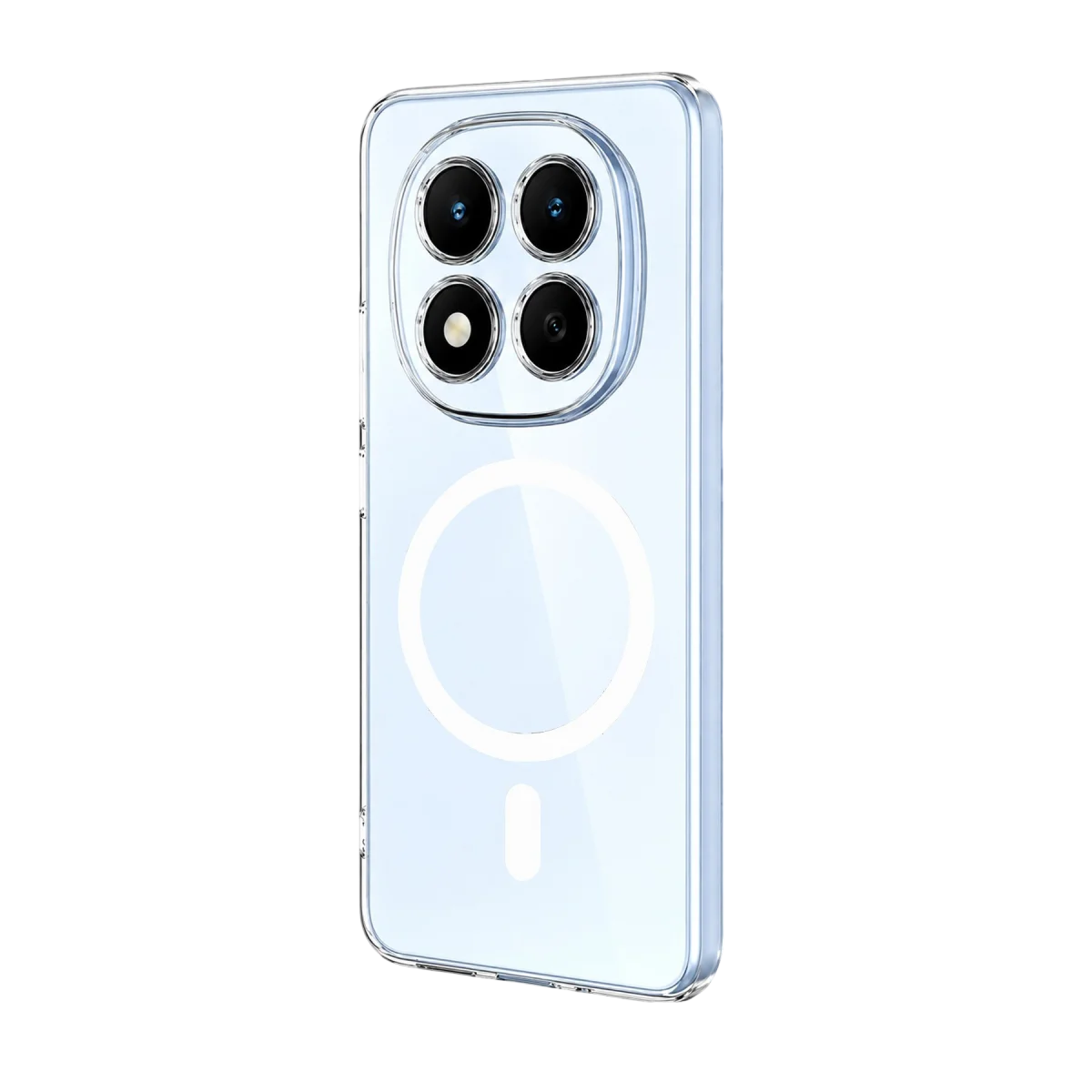 Xiaomi Redmi Note 15 Pro 5G Combo Sert Şeffaf Magsafe Kapak - Şeffaf görsel 3