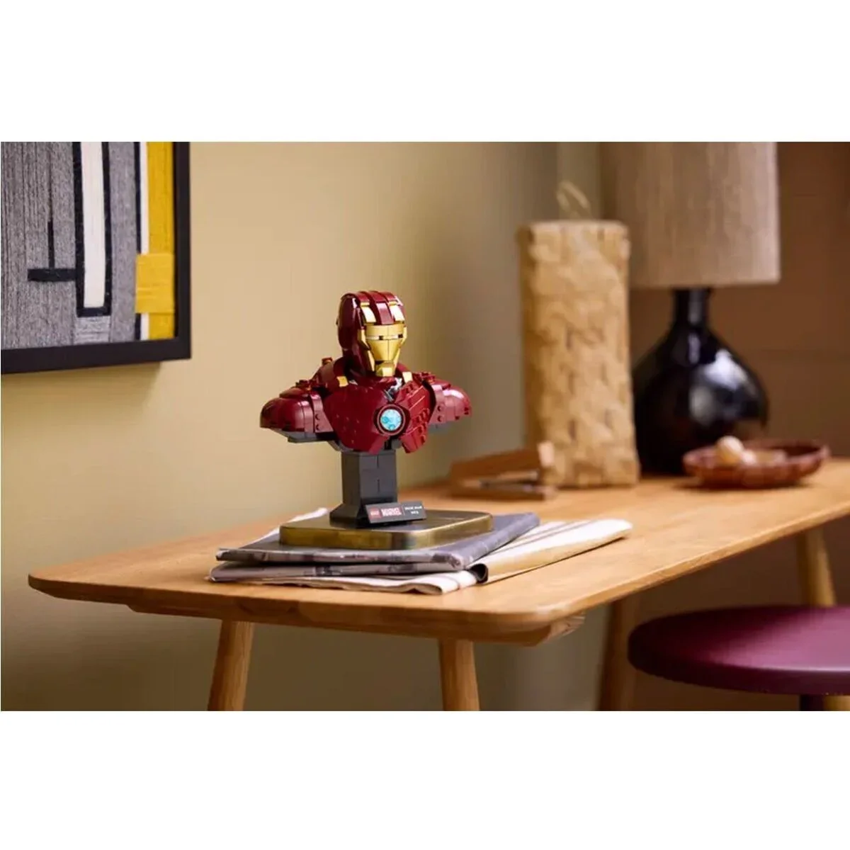 76327 Lego Marvel Iron Man MK4 Büstü 436 parça +18 yaş görsel 2
