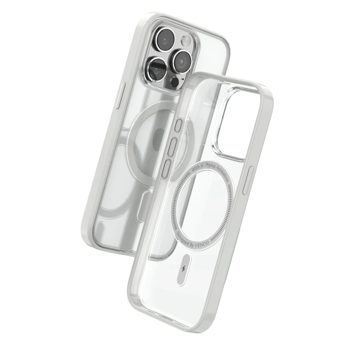 Venco Apple iPhone 15 Pro Max Joly Magsafe Kapak - Beyaz görsel 2