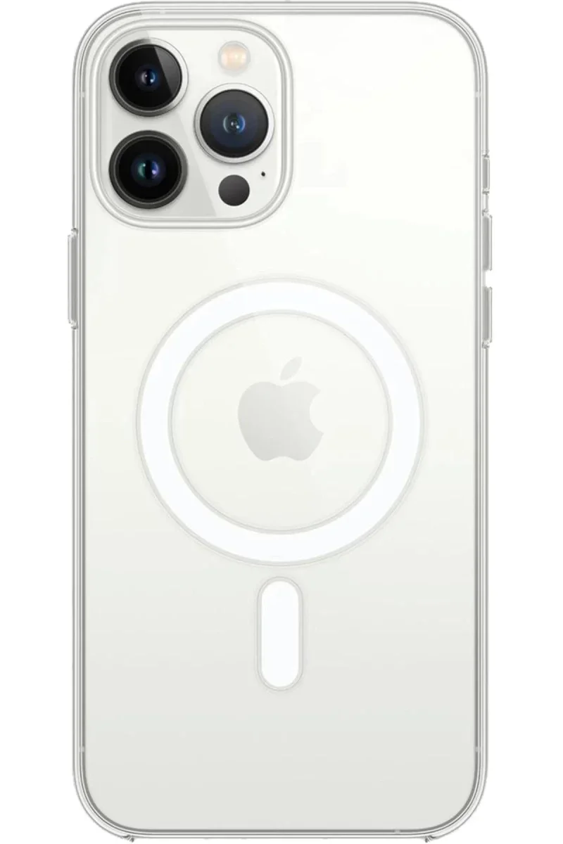 Apple iPhone 16 Pro Kılıf Pc Real Magsafe Kapak - Şeffaf
