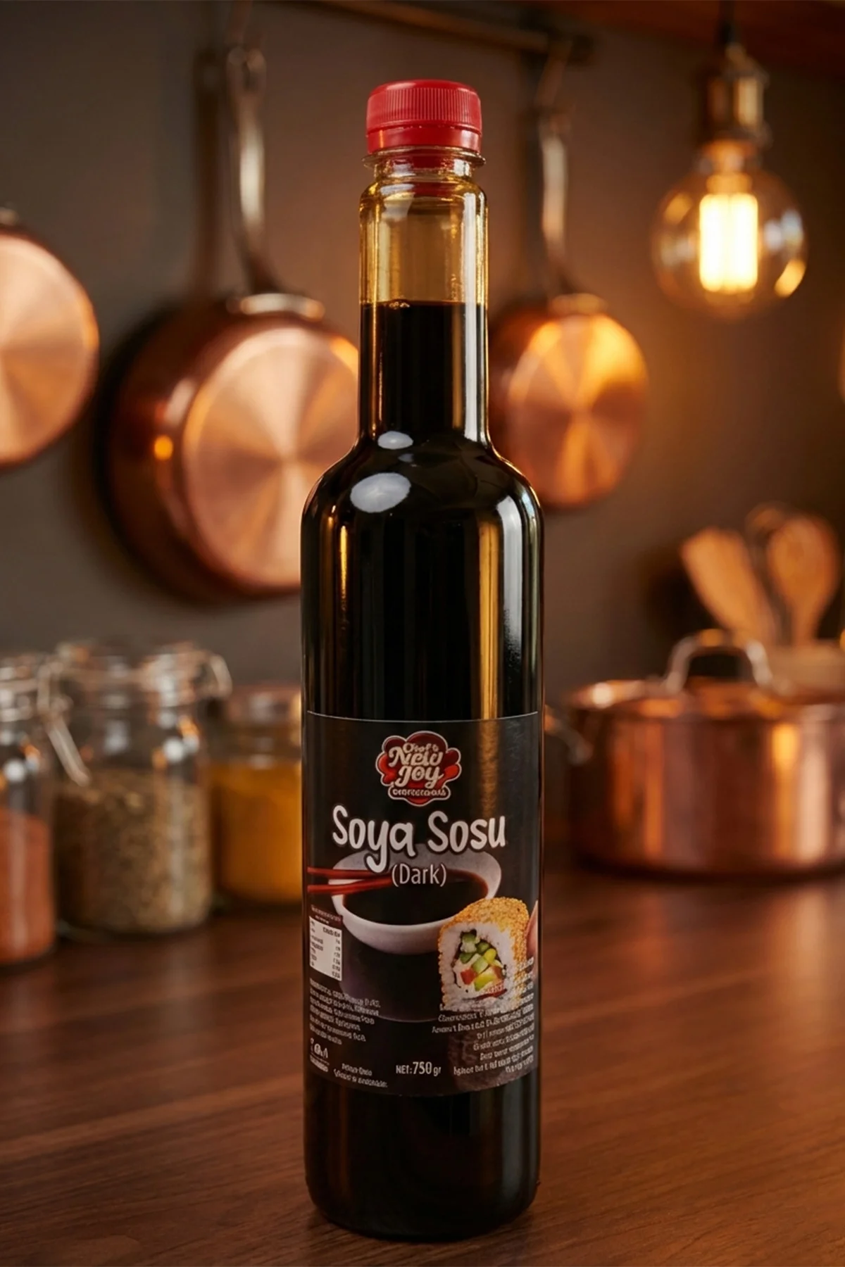Dark Soya Sosu 750 ML x 20 Adet - 1 Koli (Koli Bazlı Avantaj Paketi) görsel 3
