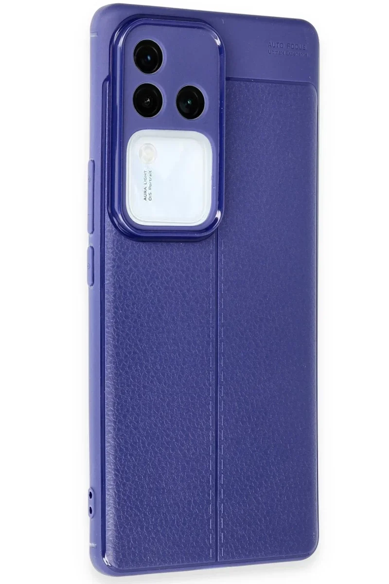 Vivo V30 5G Kılıf Auto Focus Kapak - Lacivert görsel 3