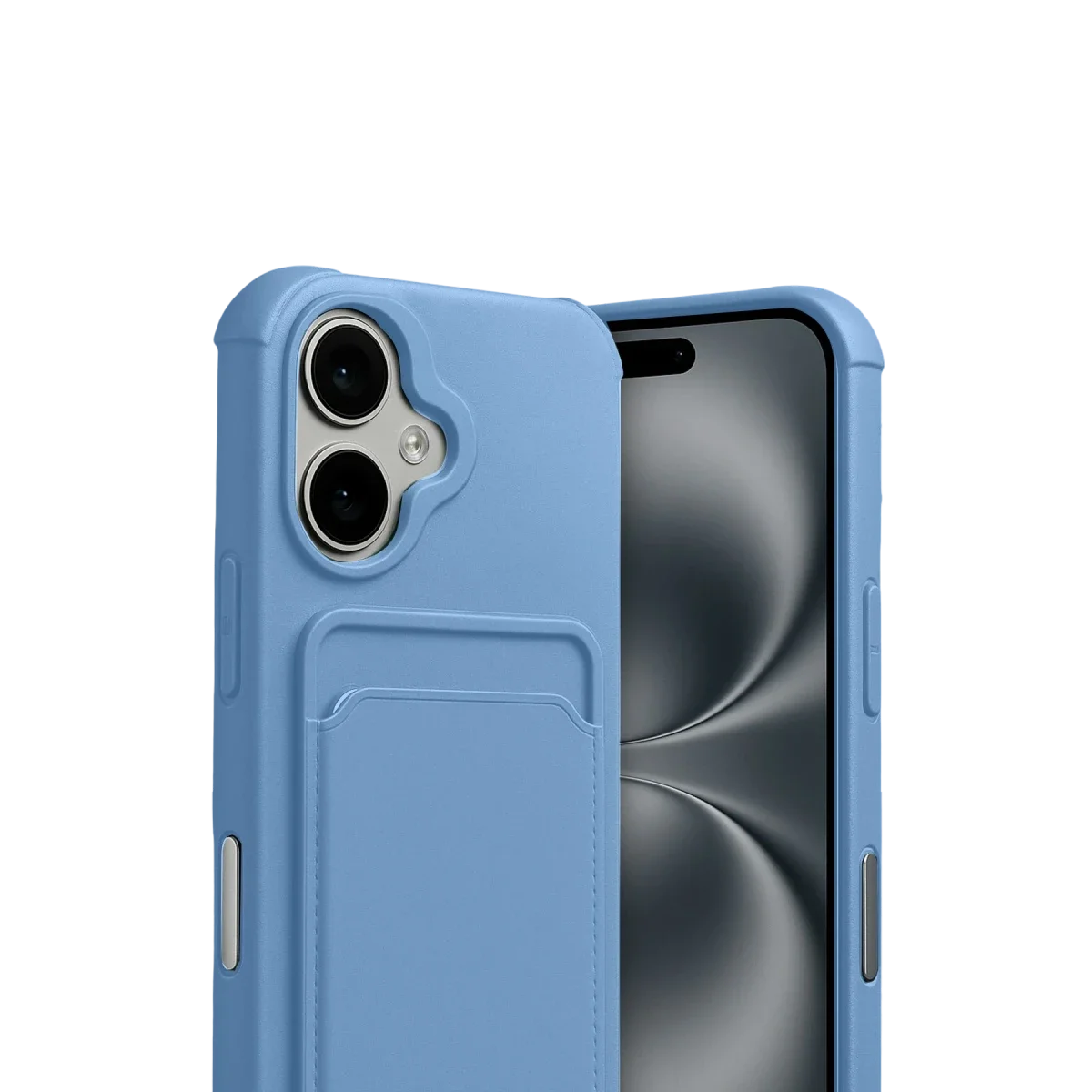 Apple iPhone 17 Kelvin Kartvizitli Silikon - Mavi görsel 2