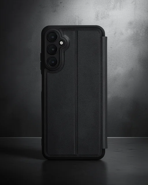 Samsung Galaxy A15 4g Kılıf Flip Cover - Siyah
