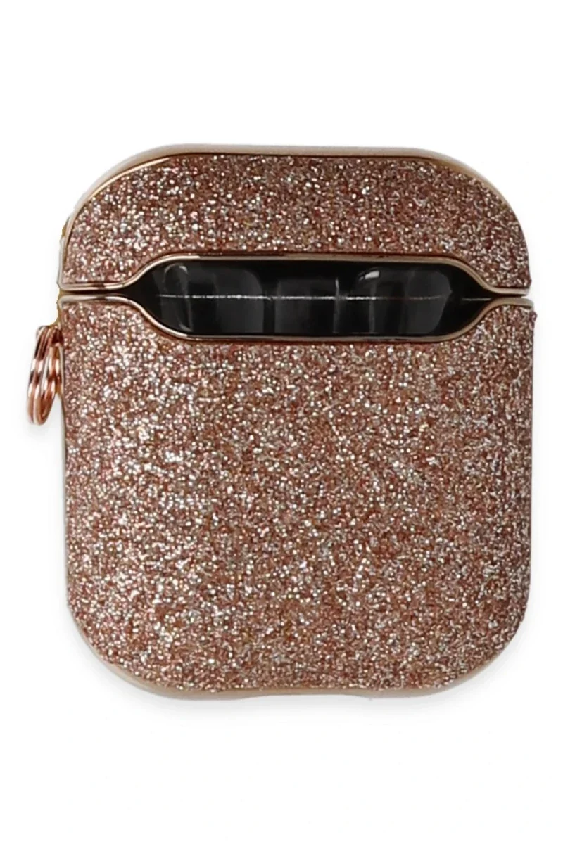 Apple Airpods 2 (2.nesil) Spell Simli Kılıf - Rose Gold görsel 3