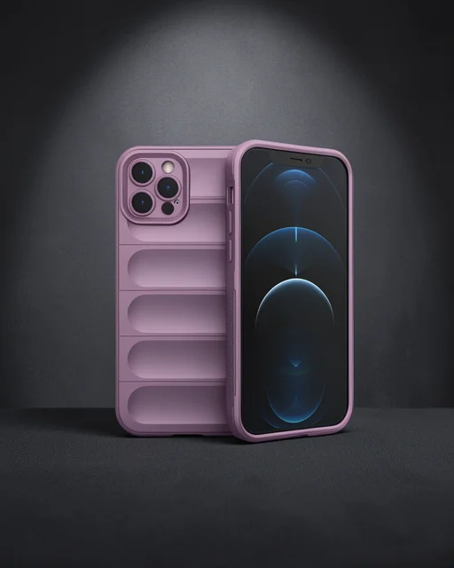 Apple İphone 12 Pro Kılıf Optimum Silikon - Mor