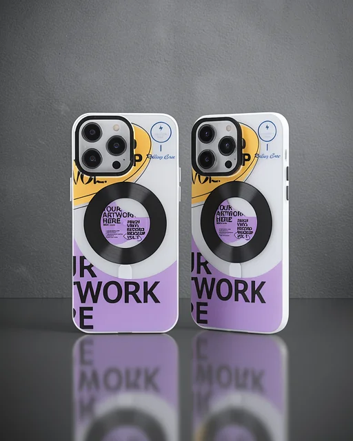 Apple İphone 14 Pro Kılıf Apollo Magneticsafe Desenli Kapak - Apollo Şeffaf - 6