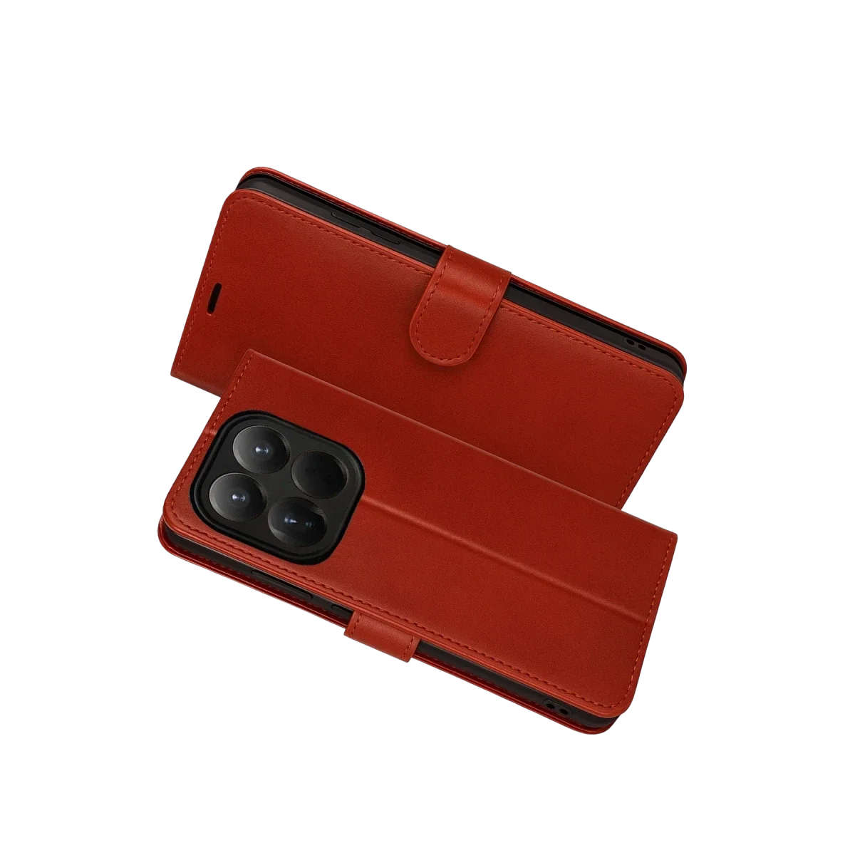Xiaomi Mi 15T Trend S Plus Kapaklı Kılıf - Kırmızı görsel 2