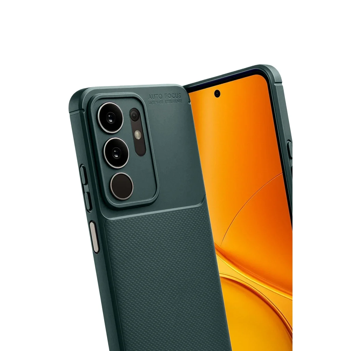 Vivo Y29 4g Auto Focus Karbon Kapak - Koyu Yeşil görsel 2