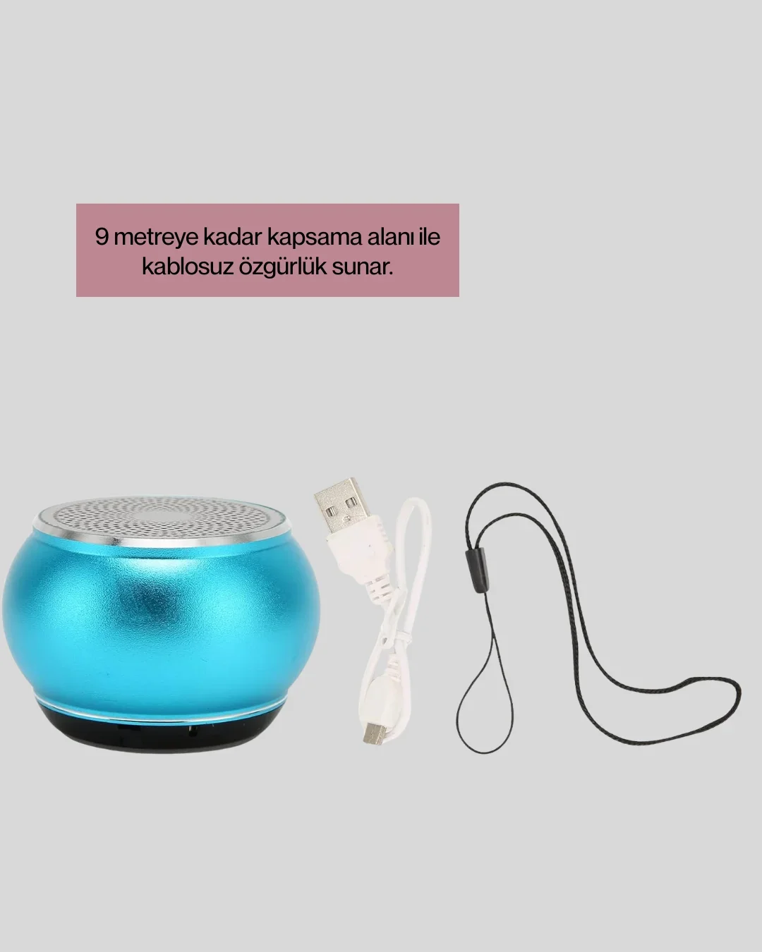 Taşınabilir ni Bluetooth Hoparlör 9m Menzil Dahili krofon Yeni Nesil görsel 3