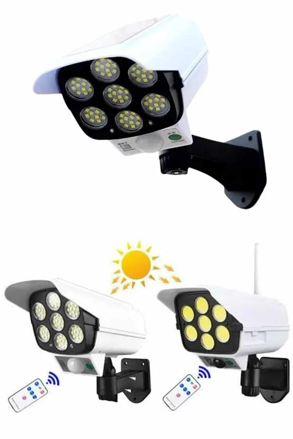 Kamera Görünümlü Solar Lamba görsel 4