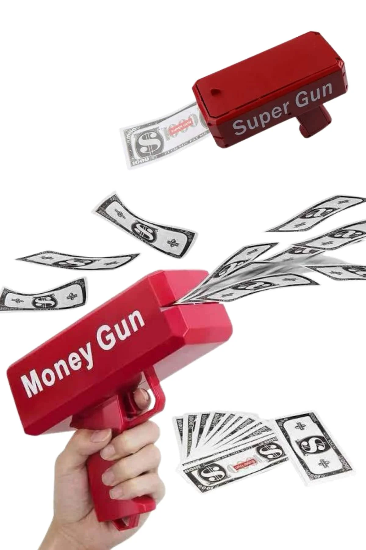 Para Dolar Atma Makinası Super Money Gun Para Saçma Fırlatma Tabancası görsel 2