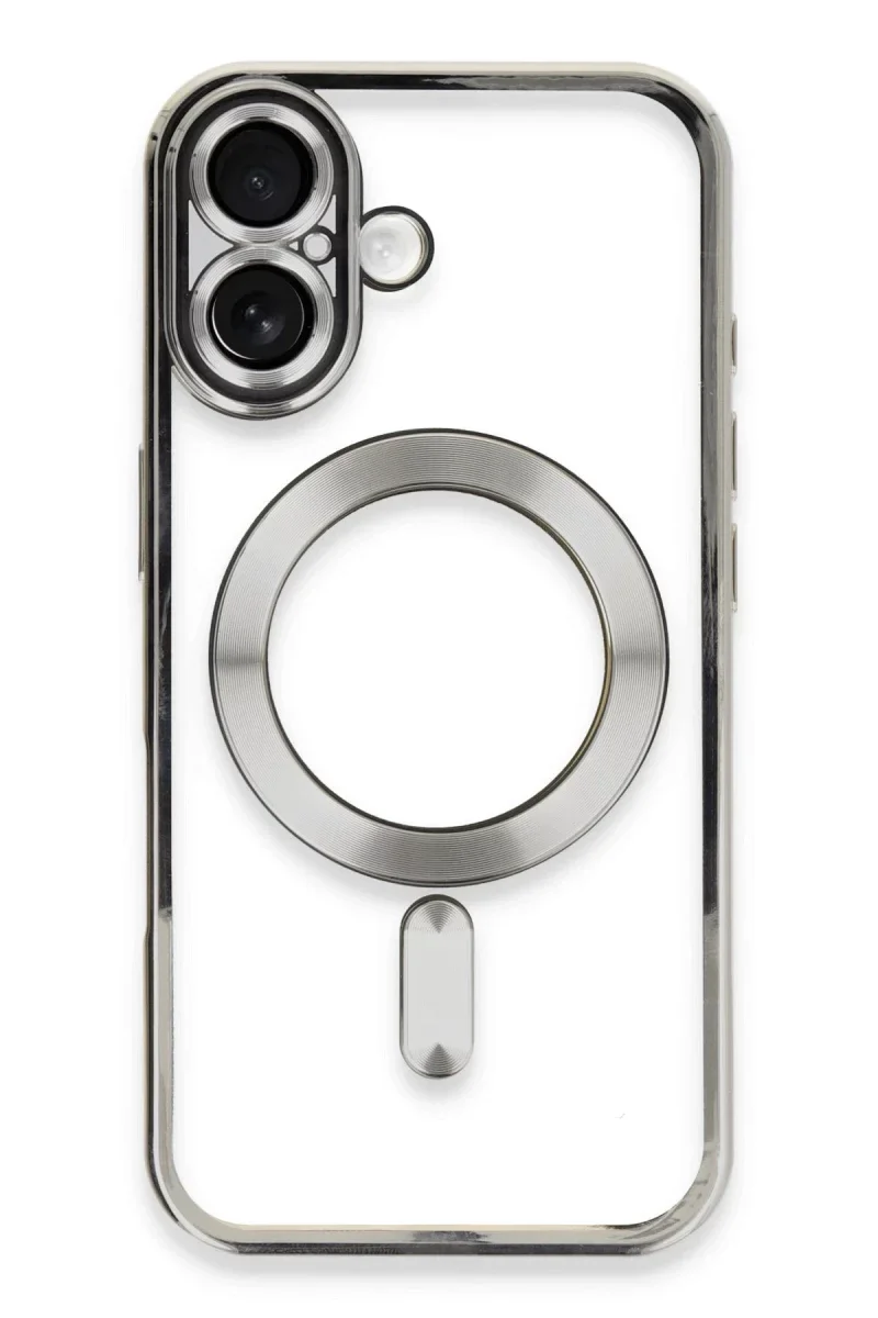 Apple iPhone 16 Plus Kılıf Kross Magneticsafe Kapak - Gümüş