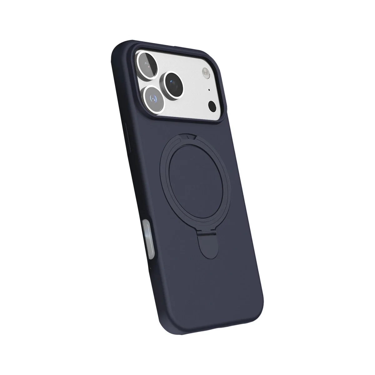 Apple İphone 17 Pro Regal Magsafe Standlı Kapak - Lacivert görsel 3