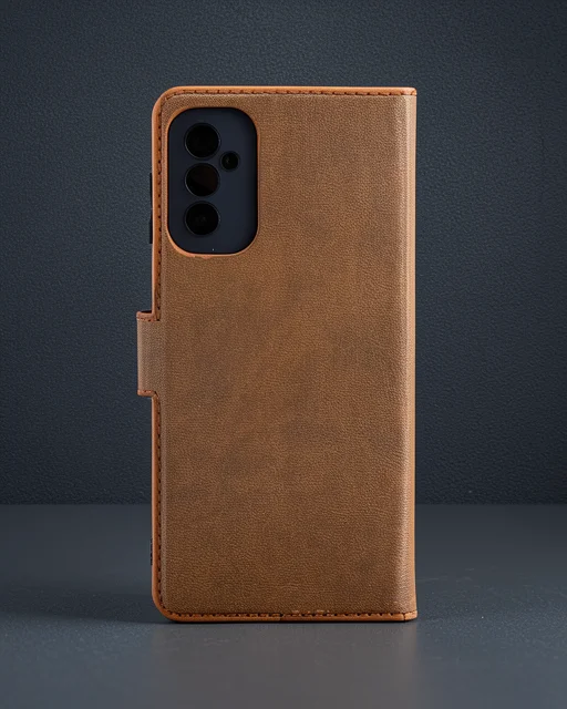 Samsung Galaxy M52 5g Kılıf Trend S Plus Kapaklı Kılıf - Taba
