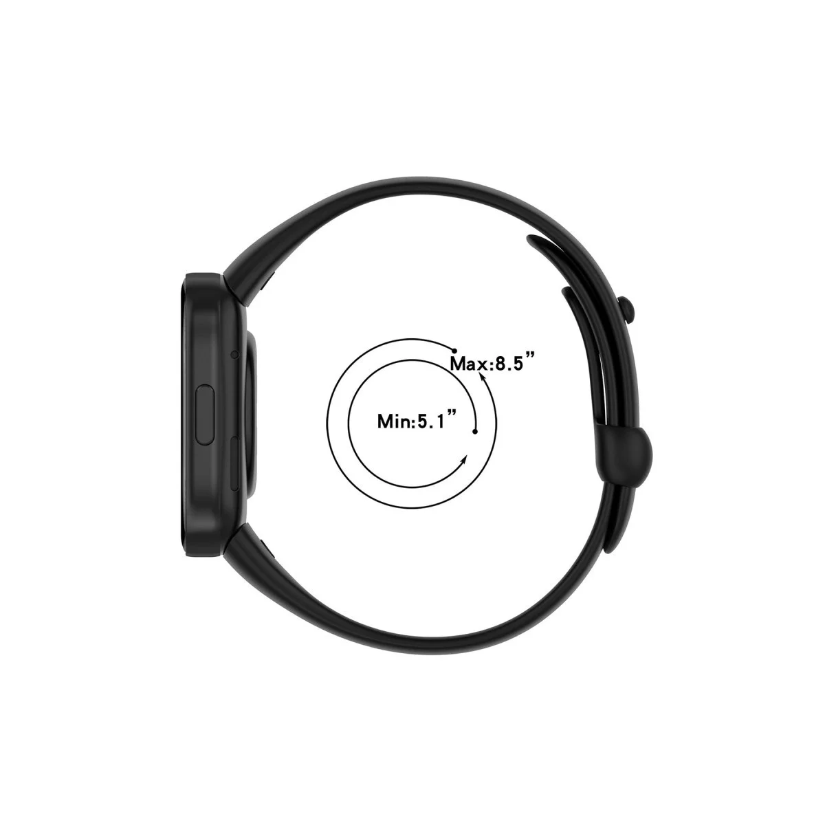 Xiao Red Watch 3 Origin Silikon Kordon (saat Değildir) - Pudra görsel 6