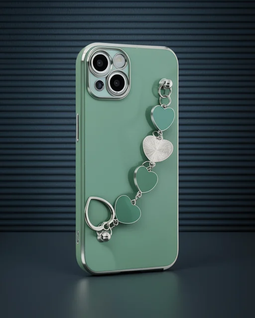 Apple İphone 14 Plus Kılıf Esila Silikon - Su Yeşili