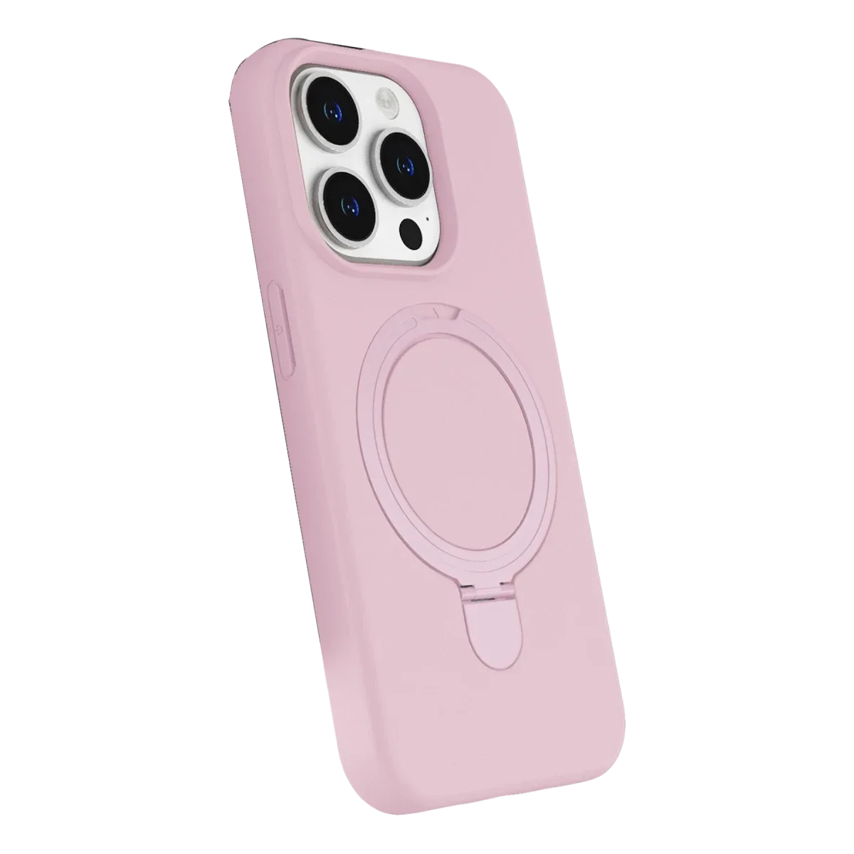 Apple iPhone 15 Pro Max Regal Magsafe Standlı Kapak - Açık Pembe görsel 2