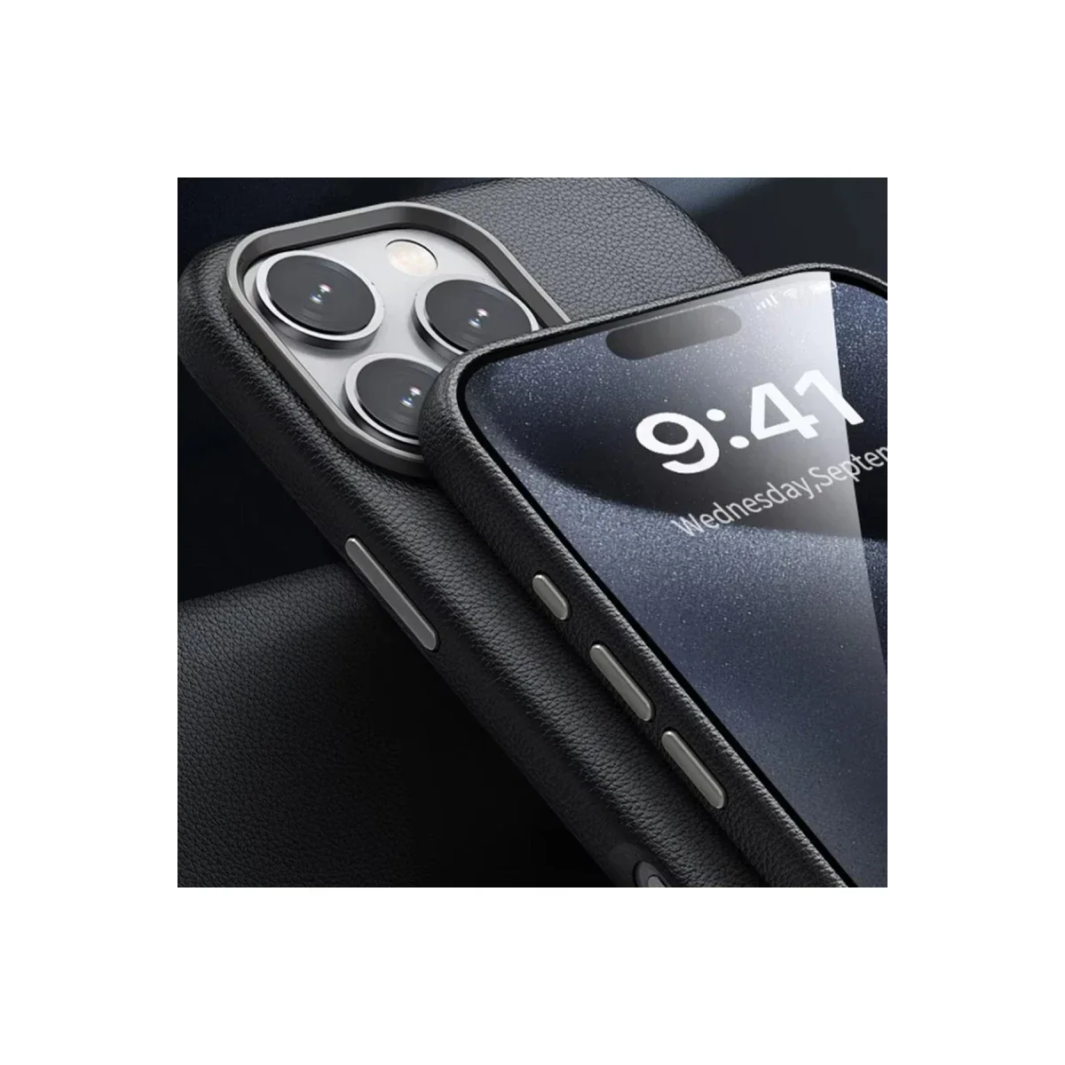 Joko Apple iPhone 16 Pro Max Wonder Deri Magsafe Kapak - Bronz görsel 2