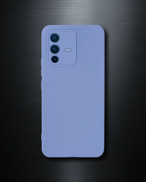 Vivo V23 5g Kılıf Nano İçi Kadife Silikon - Lila