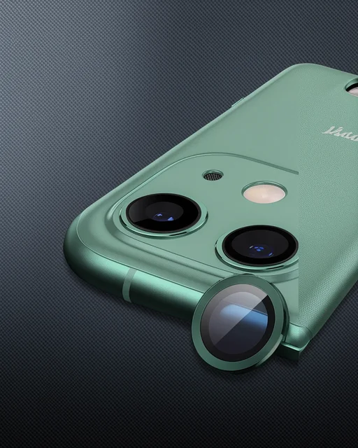 Apple İphone 11 Raze Metal Kamera Lens - Yeşil