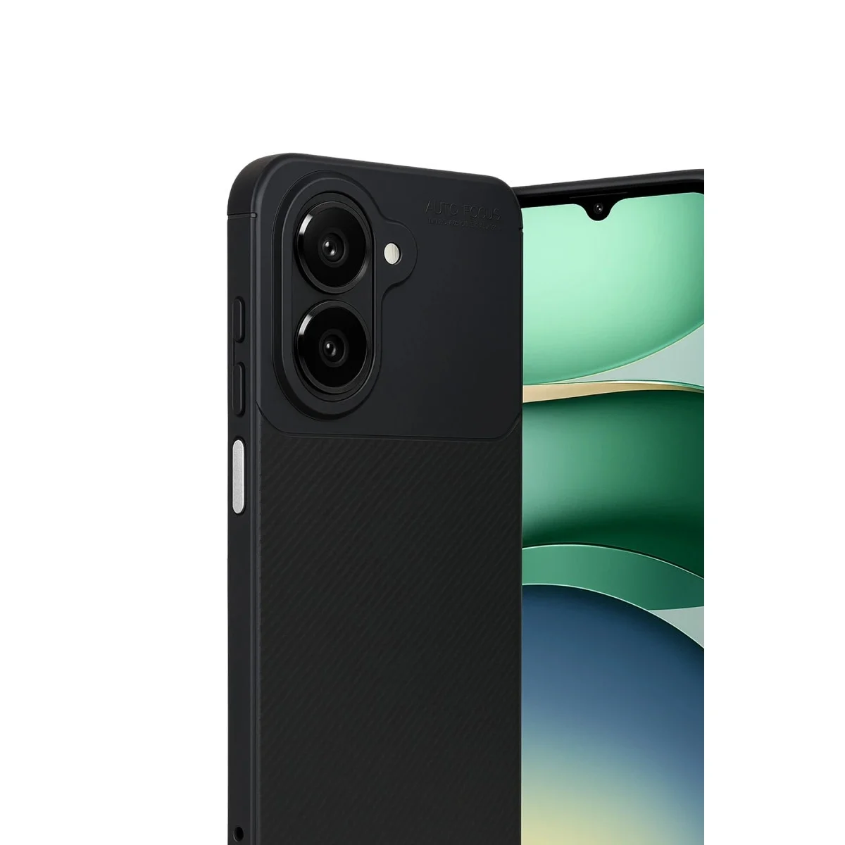 Samsung Galaxy A07 4g Auto Focus Karbon Kapak - Siyah görsel 4