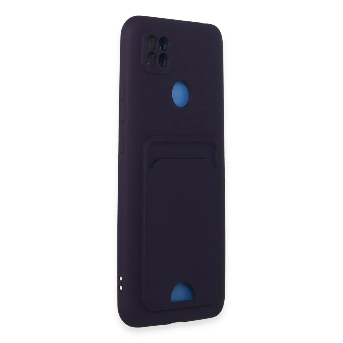 Xiaomi Redmi 9C Kılıf Kelvin Kartvizitli Silikon - Derin Mor görsel 2