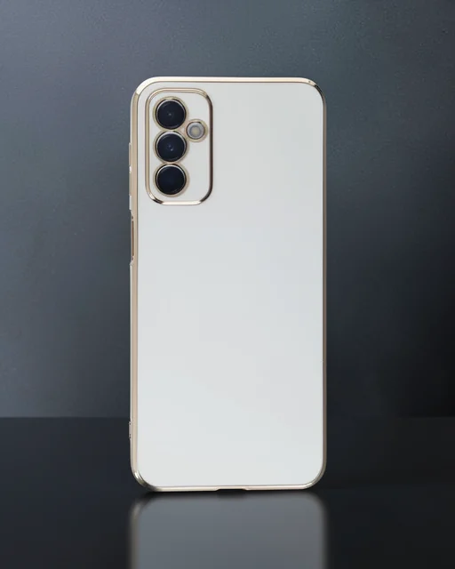 Samsung Galaxy M23 Kılıf Volet Silikon - Beyaz