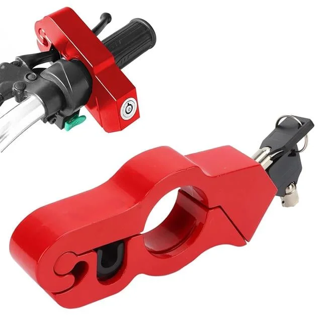 PM-29081 Motosiklet Scooter Elcik Gidon Fren Kilidi Pratik Hırsızlık Emniyet Kilidi görsel 3