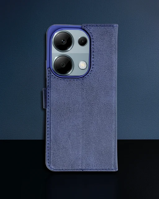 Xiaomi Redmi Note 13 Pro 4g Kılıf Trend S Plus Kapaklı Kılıf - Lacivert