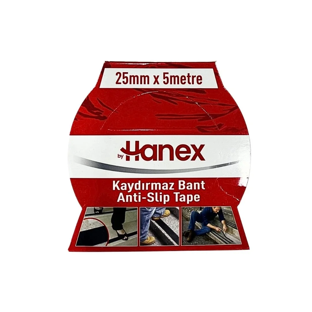 25 mm x 5 m Siyah Kaydırmaz Bant