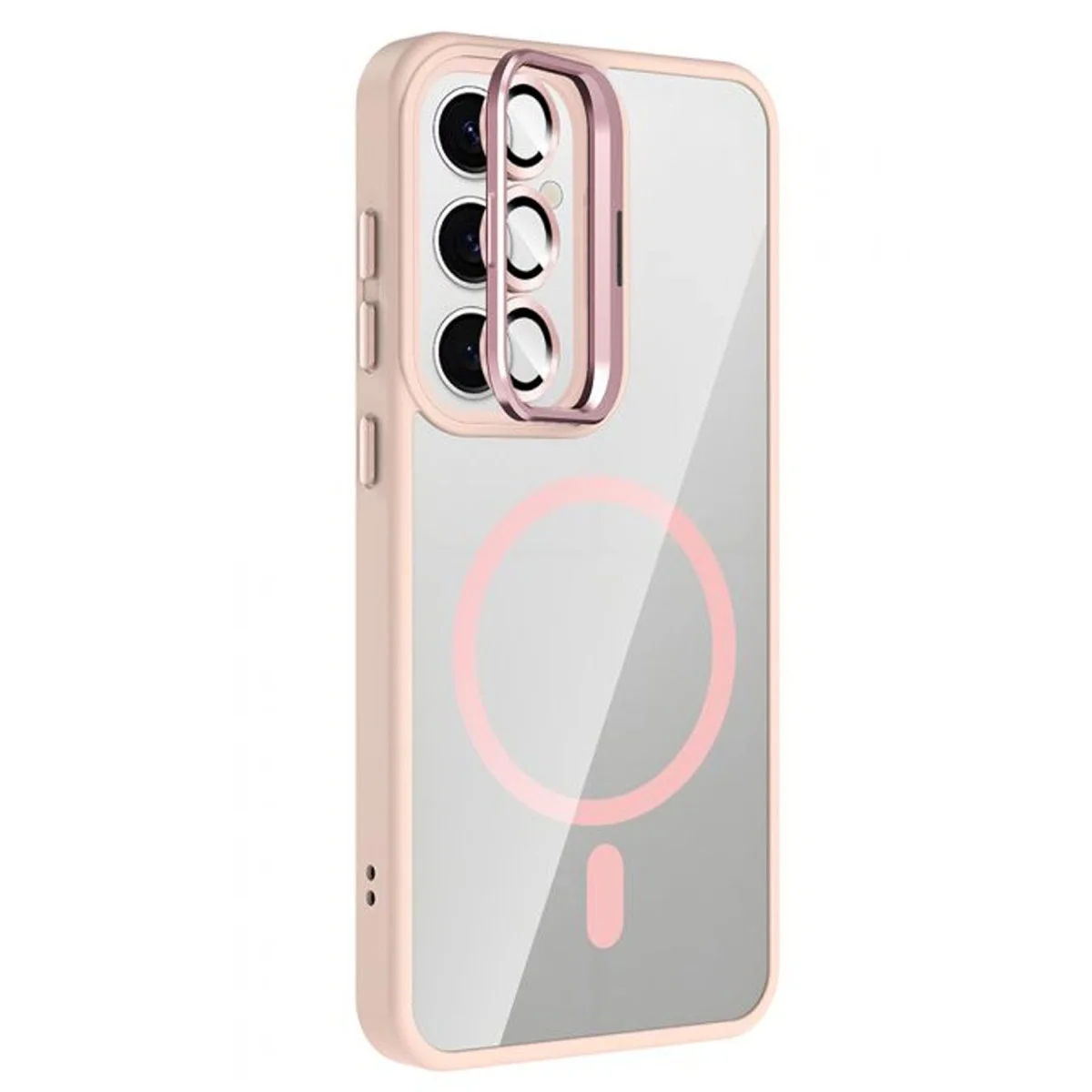 Joko Samsung Galaxy S24 Fe Rem Lensli Magsafe Standlı Kapak - Pembe görsel 3