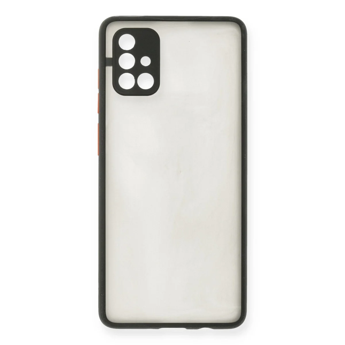 Samsung Galaxy A71 Kılıf Montreal Silikon Kapak - Siyah görsel 2