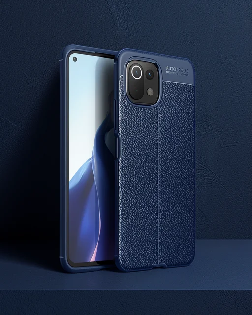 Xiaomi Mi 11 Lite Kılıf Auto Focus Kapak - Lacivert